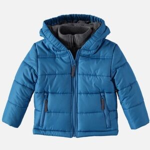 Rothschild Baby Boy Vestee Puffer Jacket- Ocean Blue
